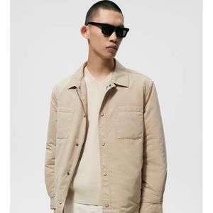 Zara new with tags men’s Padded over shirt jacket